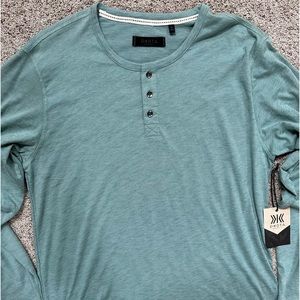 New! DKOTA Grizzy Mens Size XL Henley Long Sleeve Shirt!